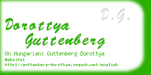 dorottya guttenberg business card